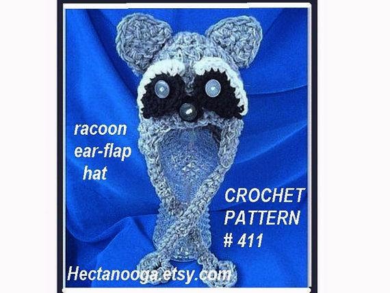30 Racoon Crochet Patterns for Woodland Amigurumi, Hats, Appliques, and Cozy Handmade... 28 Racoon Ear-Flap Hat Crochet Pattern