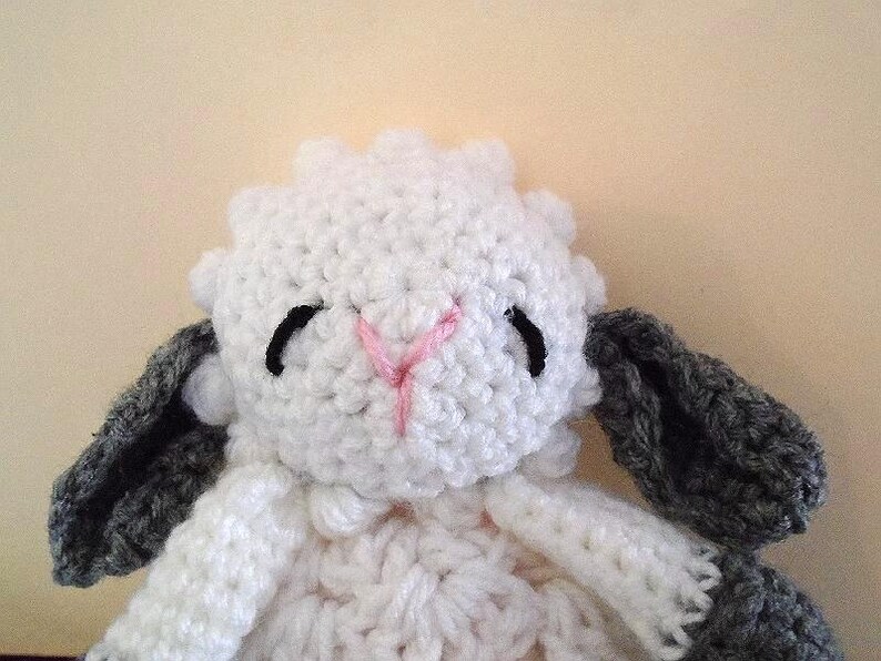 Easy Crochet PATTERN Little Baby Lamb Cuddle Blanket Etsy