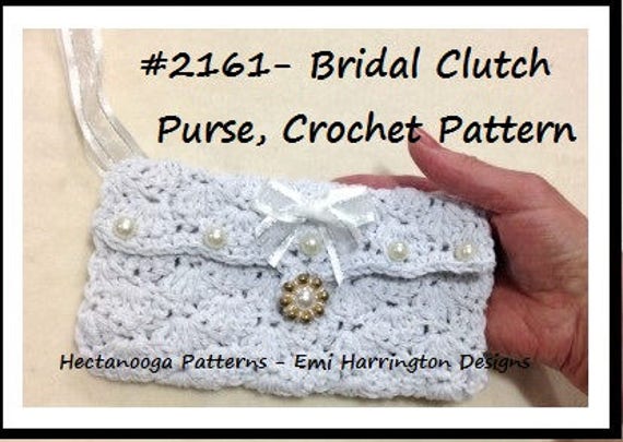 crochet bridal purse pattern