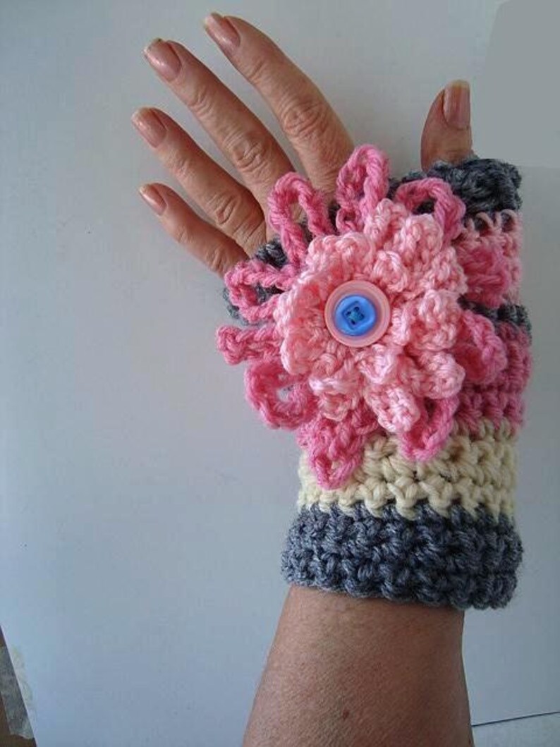 TEXTING Gloves FINGERLESS Gloves Crochet Pattern Easy Etsy
