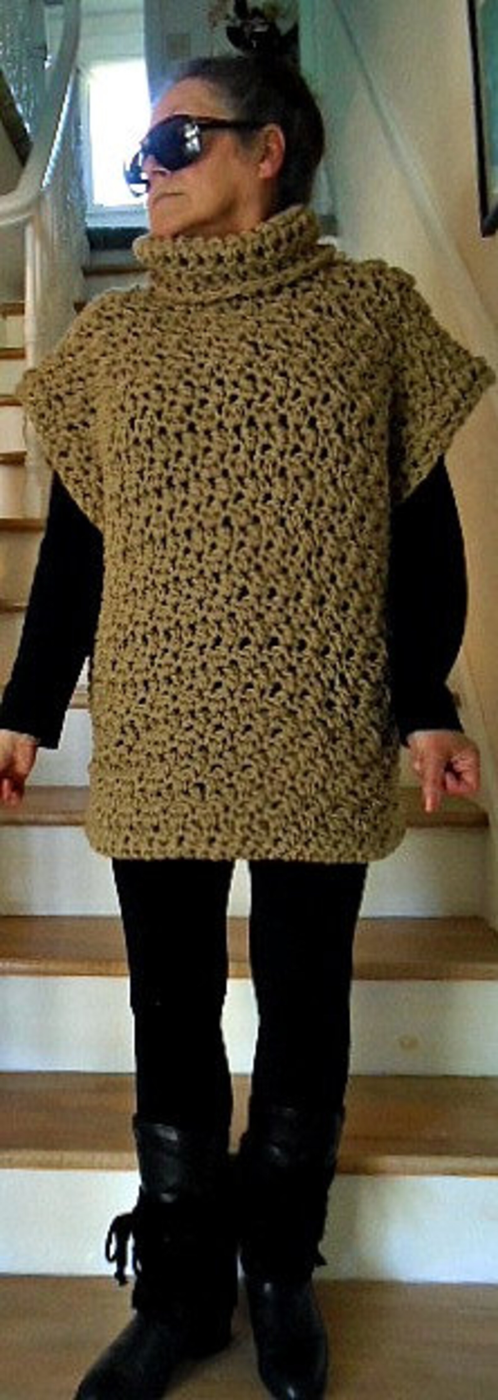 Crochet Pattern Cardigan Jacket and Poncho 2 Pattern Combo - Etsy