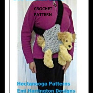 HÄKELANLEITUNG, Hands Free Dog Carrier Sling, Häkeln für Hunde, Häkelanleitung für Hunde #2063