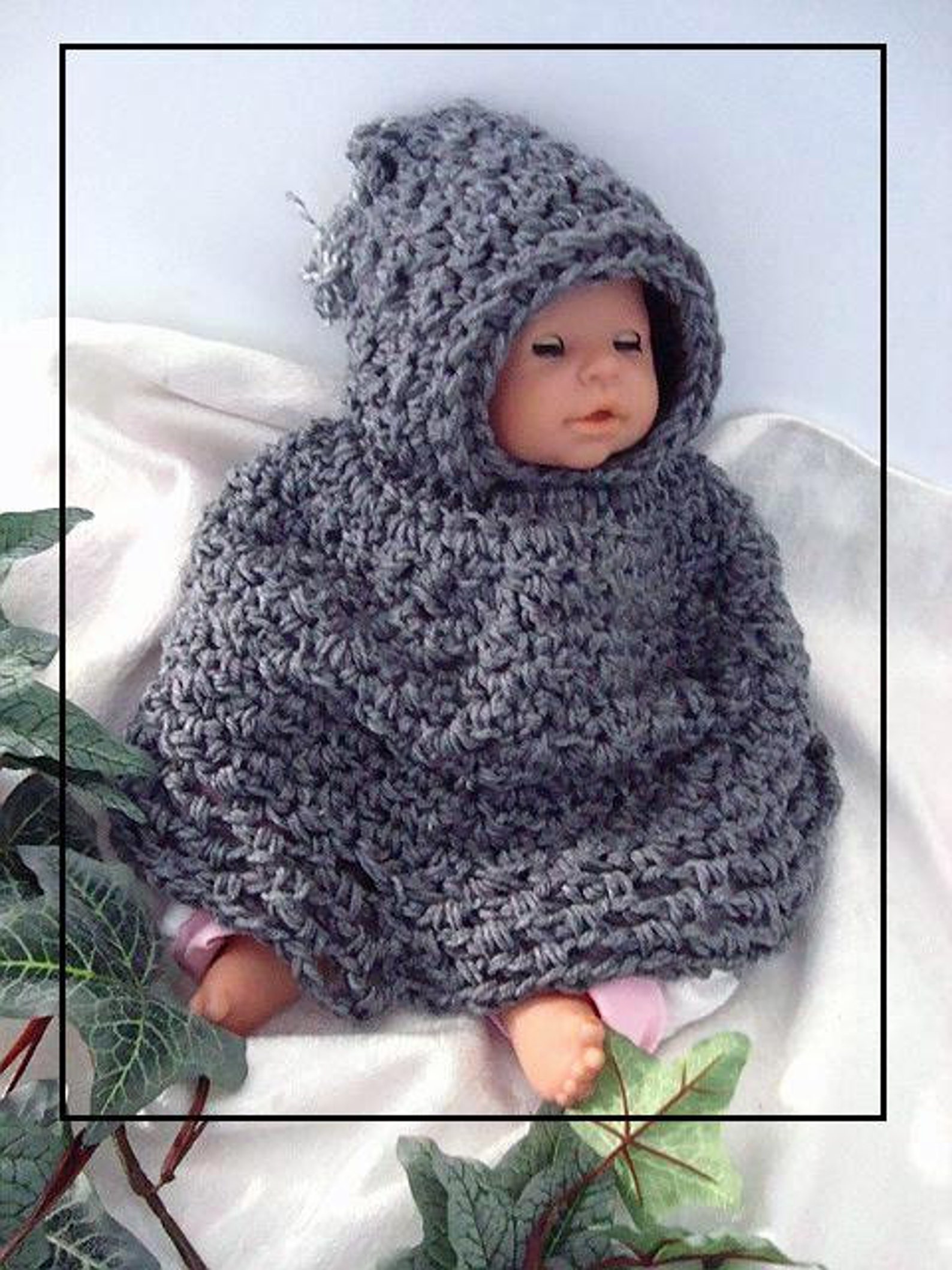 Crochet Pattern Baby Hooded Cape Newborn to Age 5 Num. 523 Etsy