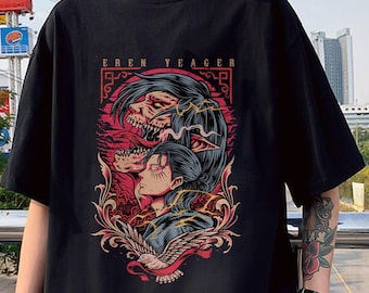 Eren Yeager Unisex Shirt, Attack On Titan Fashion Tees, Eren Yeager AOT Anime T-shirt, Attack Titan Unisex Shirt, Eren Yeager Aot Sweatshirt