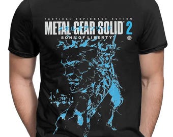 Unisex Metal Gear Solid Shirt, Metal Gear Tees, Short Sleeve Tees, Softstyle Metal Gear Solid T-Shirt,Vintage Apparel,Funny Metal Gear Shirt