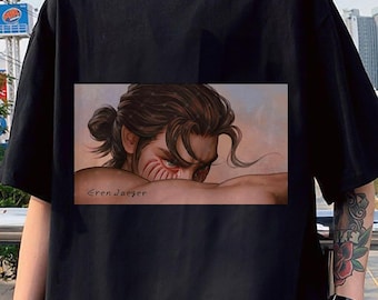 Eren Yeager Png, Attack On Titan Png, Attack Titan Png, AOT Png, Rap Tee, Shirt Design, Ready To Print, Anime Png, 300 DPI, Printable Design