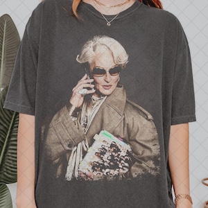 Miranda Priestly-skjorta, The Devil Wears Prada-tröja, mode-Boss Lady-grafiktröja, present till unisex-t-shirt, Girlboss-estetisk skjorta
