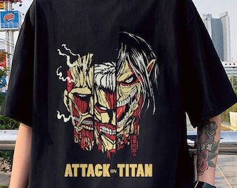 Attack On Titan Fashion T-shirt, Eren Yeager Unisex Shirts, Eren Yeager AOT Anime Shirt, Eren Yeager Aot Tee, Attack Titan Unisex Sweatshirt