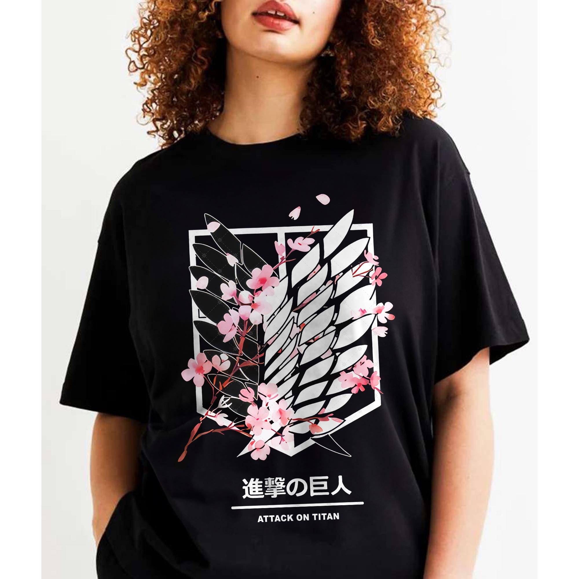 進撃の巨人ファッションTシャツ、進撃の巨人ユニセックスシャツ