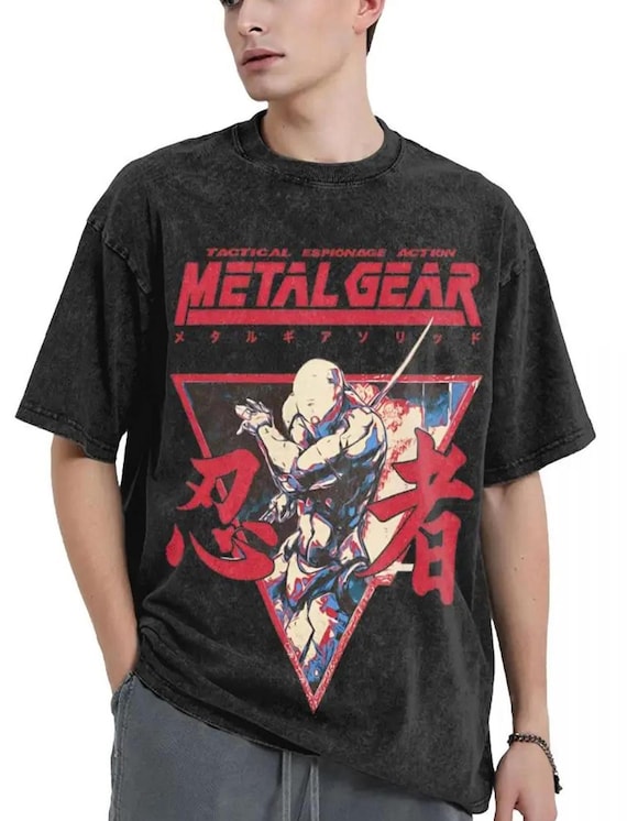 Metal Gear Solid T-shirts, Metal Gear Solid Unisex Tee, Retro Vintage Apparel, Short-Sleeve Tee,Clothing Fashion Unisex,Funny Metal Gear Tee