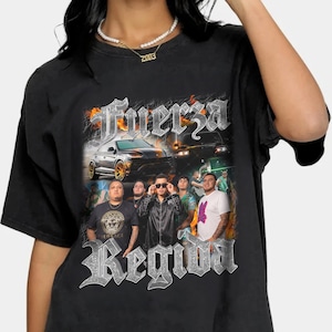 Limited Fuerza Regida Shirt, Retro Furerza Regida Shirt For Fan,Vintage Fuerza Regida 90s Shirt,Fuerza Regida Unisex Y2k Clothing,Unisex Tee