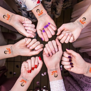 bachelorette party tattoos, face tattoos for bachelorette party, bachelorette party decorations, party games for bachelorette, bride to be