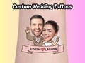 wedding party tattoo, wedding favor tattoo,temporary tattoo,couple tattoo custom,custom face tattoo, custom wedding gift,tattoo wedding gown product logo