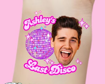 Last Disco Bachelorette Party Tattoos, Bachelorette Party Favors, Disco Cowgirl Bachelorette, Disco Ball Theme, Bachelorette Party Decor