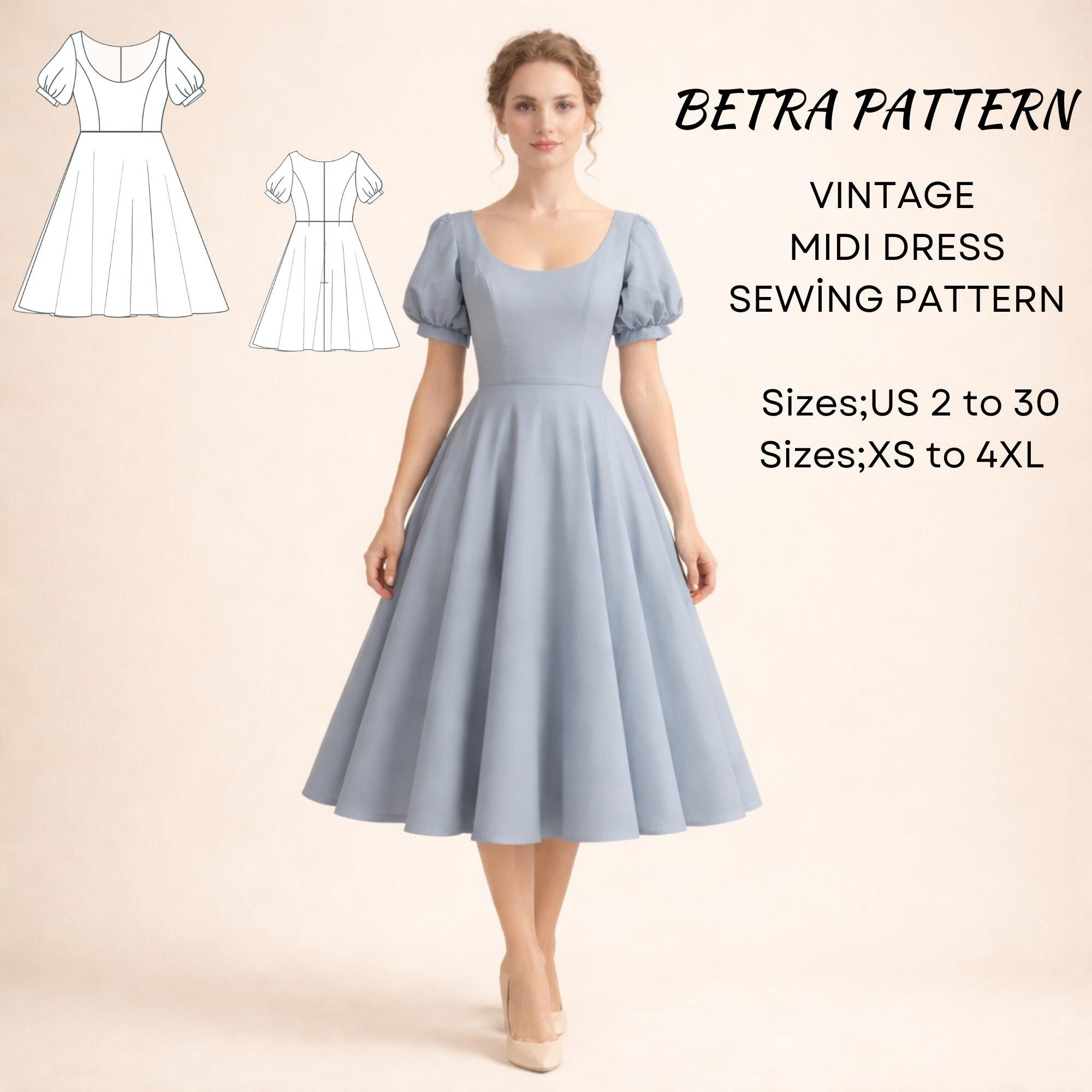Vintage 1940s Dress - Etsy