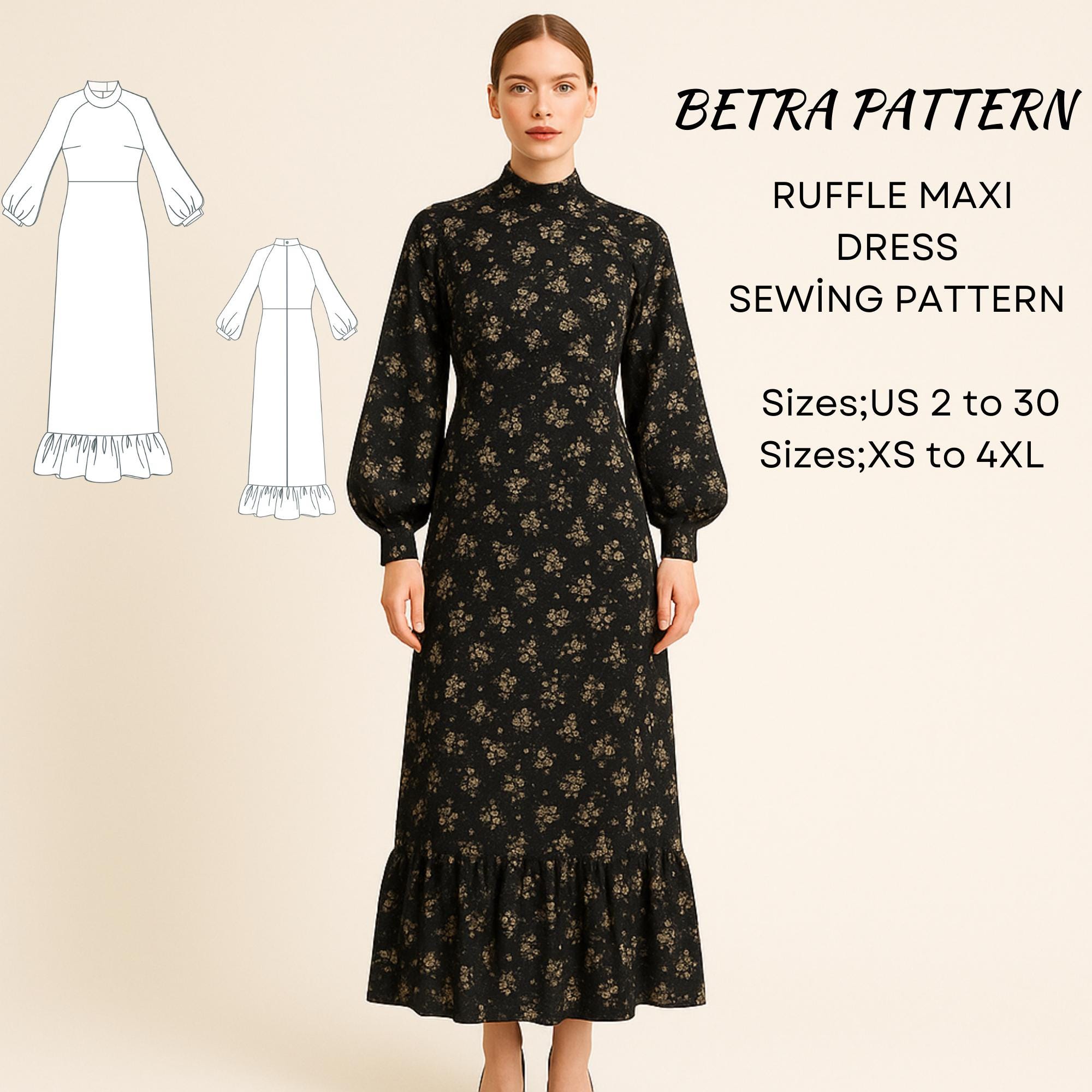 1940s Maxi Dress - Etsy 1940s Maxi Dress - Etsy