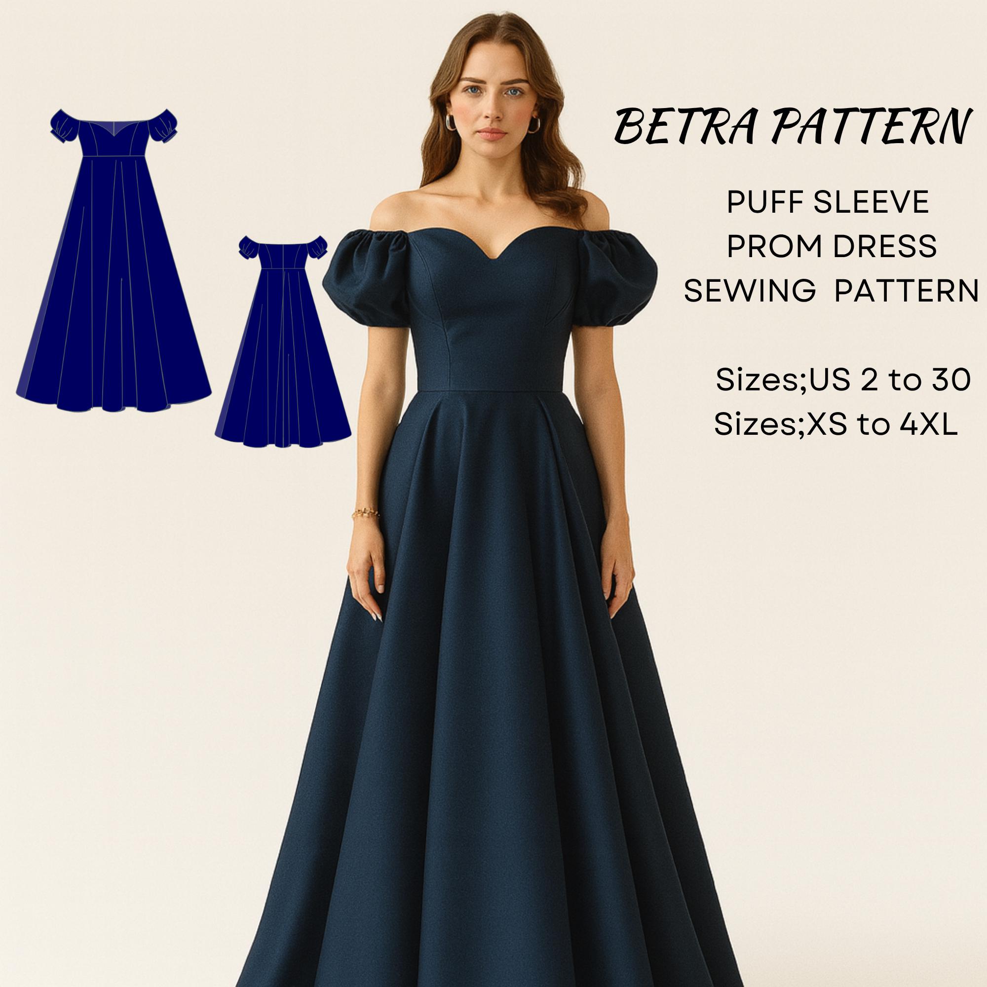 open lace back dress Sexy Off Shoulder Puff Sleeve Prom Gown Green Satin Long – jkprom main image 1