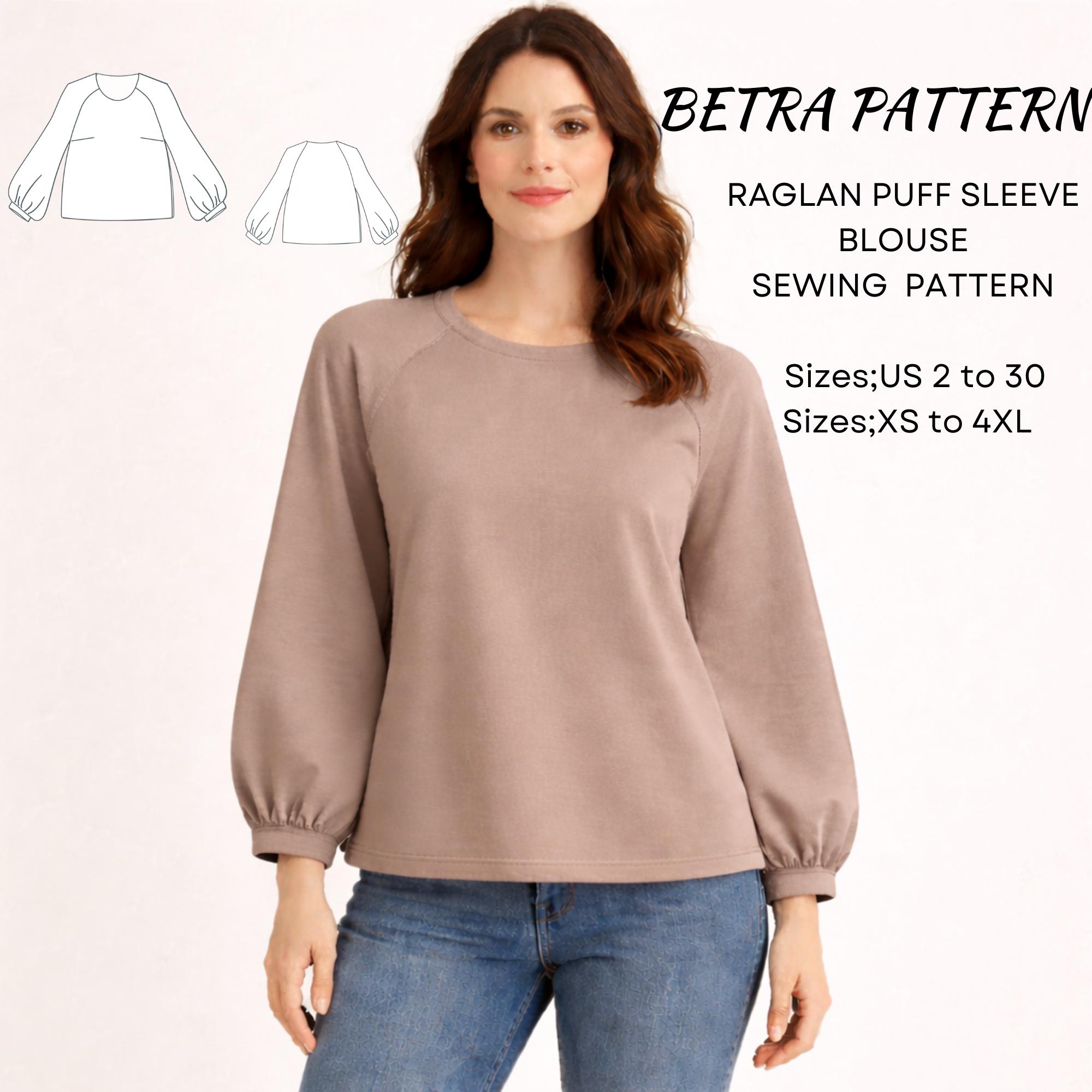 Raglan Sleeve Shirt - Etsy