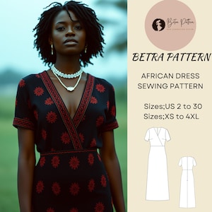 Afrikaanse jurk naaipatroon sale