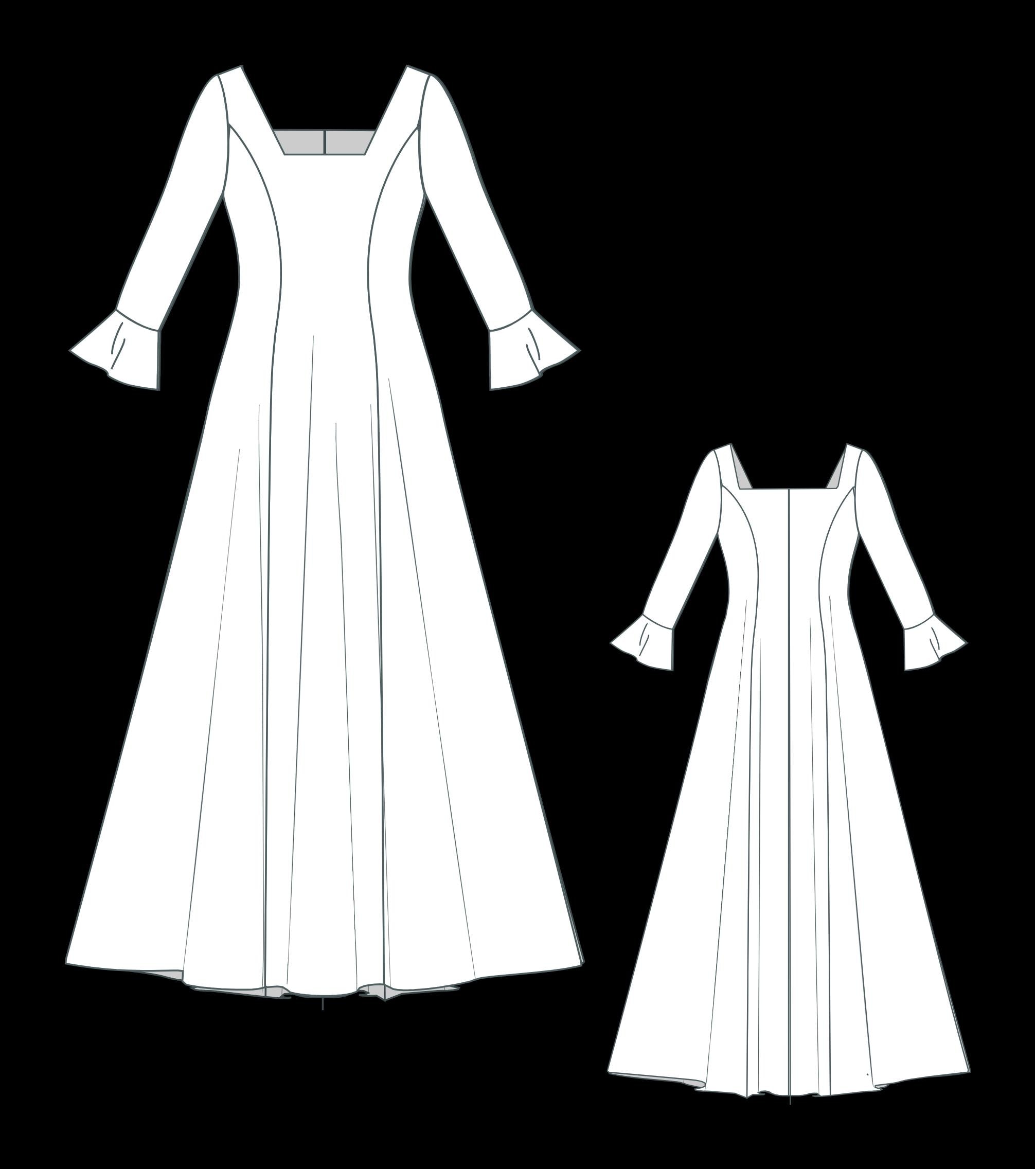 Flared Maxi Dress Sewing Pattern vintage Ruffle Sleeve PDF A0/A4 US 2-30 - Etsy Flared Maxi Dress Sewing Pattern vintage Ruffle Sleeve PDF A0/A4 US 2-30 - Etsy
