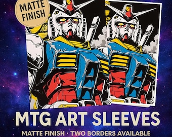 Gundam Matte Card Sleeves | TCG/MTG, Anime Art