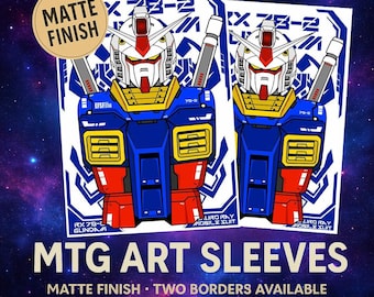 Gundam Matte Card Sleeves | TCG/MTG, 40-100 Count