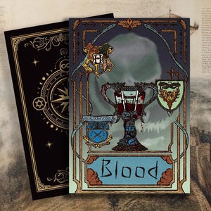 MTG Token, BLOOD  Token, Full Art Token, Custom Game Cards for Commander（HC -37）