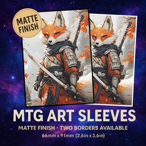 MTG-fodral, kortfodral med söta djurkämpartema, kortfodralskydd, MTG-tillbehör, Bloomburrow-fodral