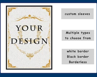 MTG Custom Sleeves, Card Sleeve customisation, Matt card sleeves，Have your design printed on a quality Sleeves!
