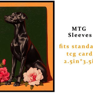 Fundas para cartas MTG, fundas para cartas de perros, fundas para cartas de animales, protectores de fundas para cartas, accesorios MTG