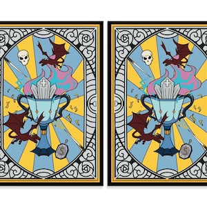 Fundas para cartas MTG, fundas para cartas de Harry Potter, fundas para cartas, protectores de fundas para cartas, accesorios MTG, fundas para cartas Pop