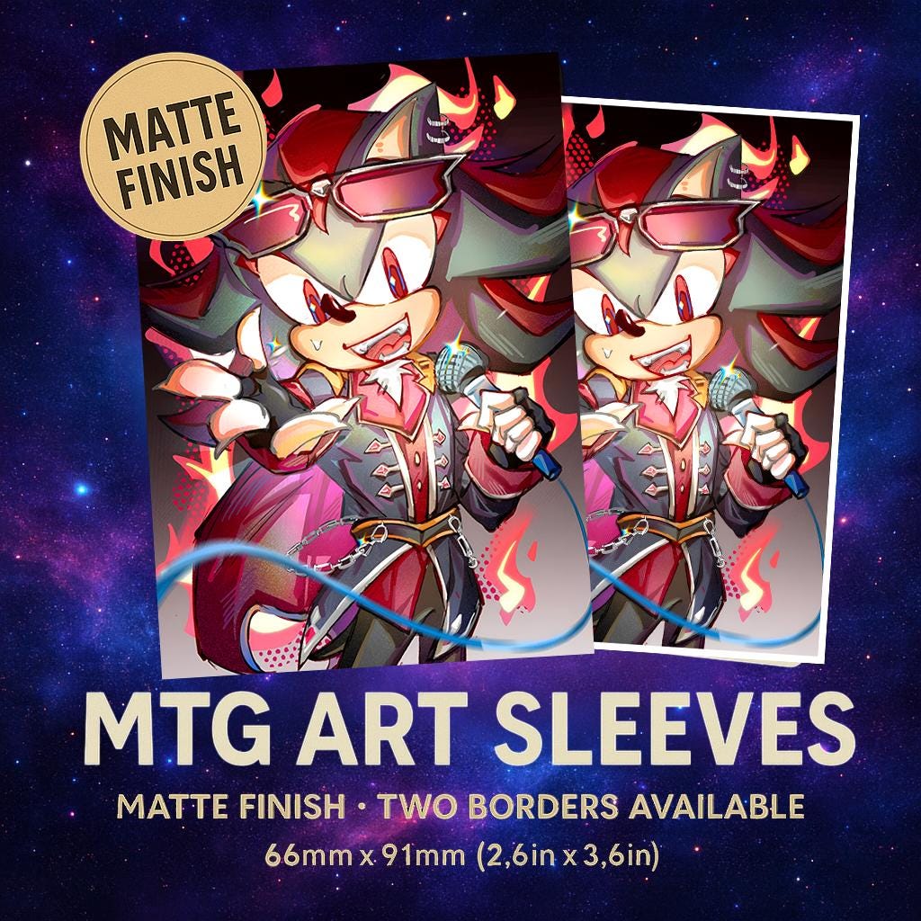 Sonic Matte Card Sleeves | TCG, MTG Fan Gift - Etsy UK