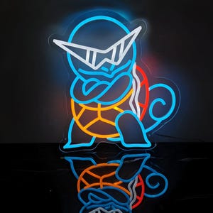 Led neonreclame anime-personage | Neonmuurbord | Neonlichtbord | Anime-neonreclame | Aangepaste neonreclame | Neonreclame gaming | Neonkunst