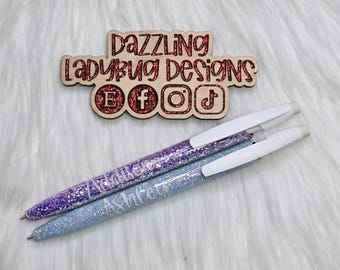 Custom Glitter Mechanical Pencil: Refillable Personalized Pencil