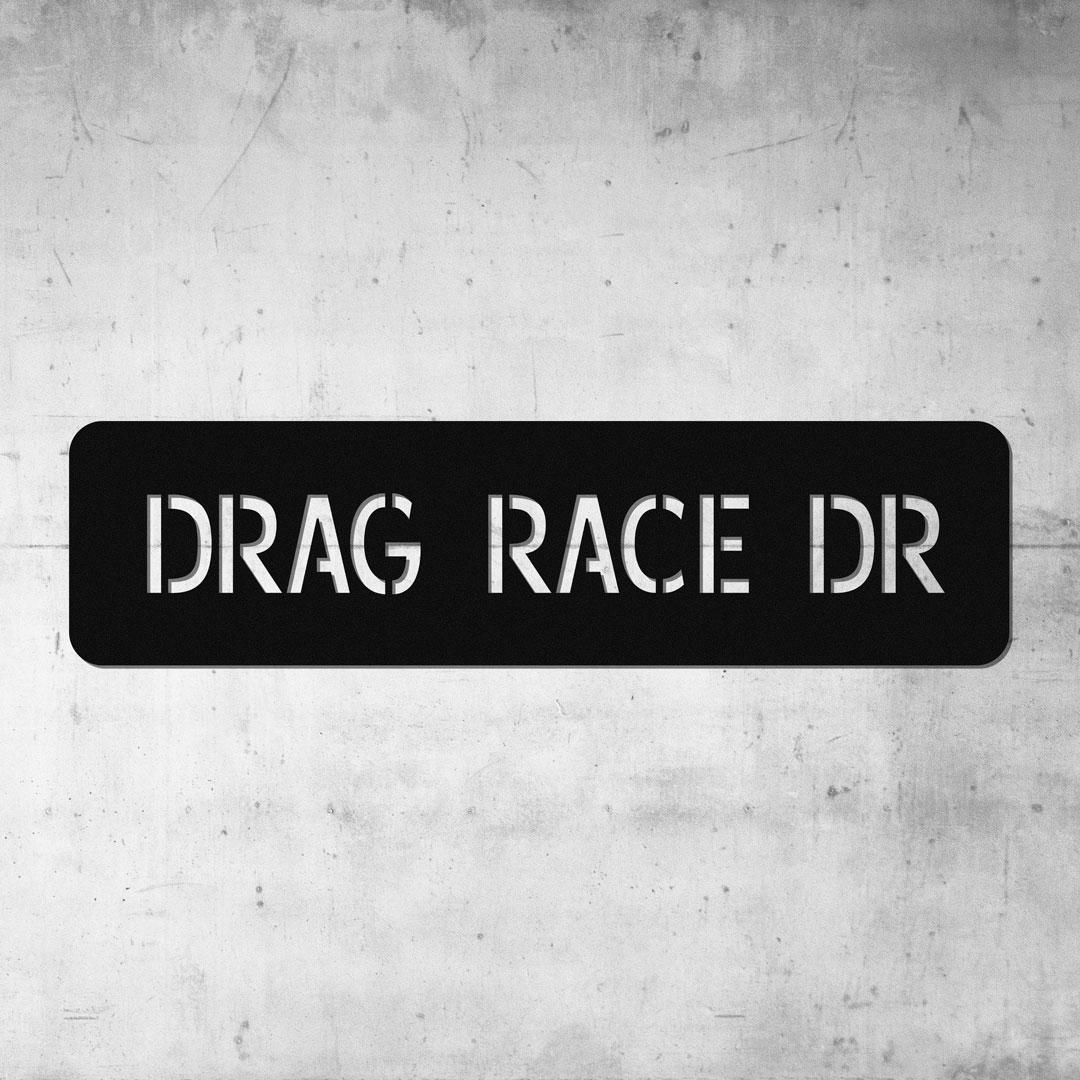 Drag Race Drive Metal Sign: Garage Decor for Car Enthusiasts - Etsy