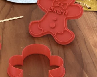 Weihnachts-Lebkuchen Ausstecher und Stempel - Festliche Urlaub Backform