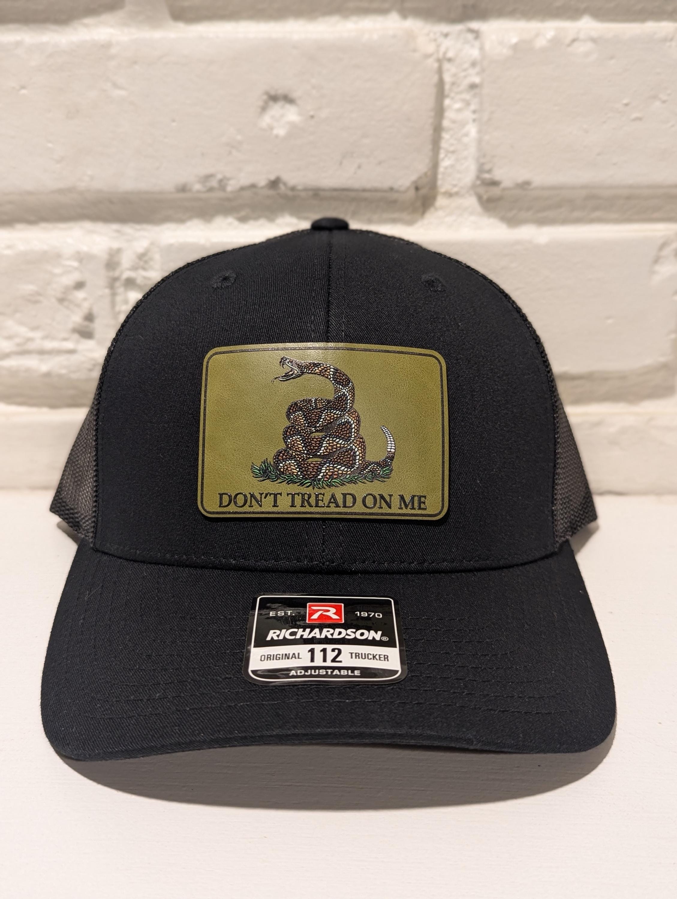 Retro Vintage Don\'t Tread On Me Gadsden Richardson 112 Embroidered Patch Hat Cap Gadsden Flag  main image 3