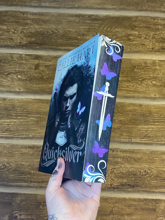 Quick Silver by Callie Hart With Custom Sprayed Edges - Etsy