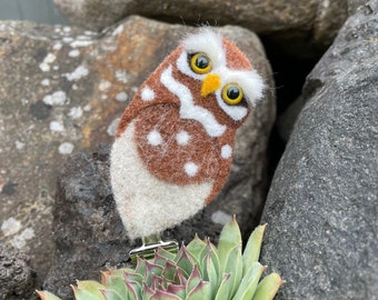 Cute Owl needle felting kit