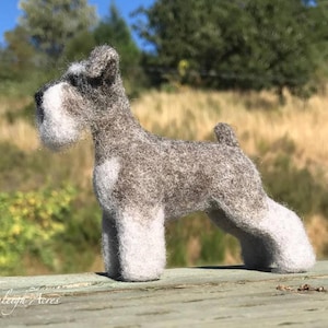 Dog Needle Felting Kit - Schnauzer