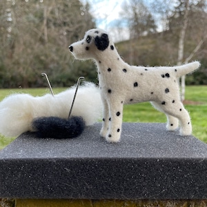 Dog Needle Felting Kit - Dalmatian