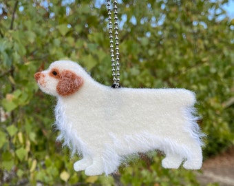 Clumber Spaniel Ornament Kit