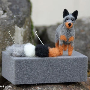 Dog Needle Felting Kit Australian Cattle Dog image 2