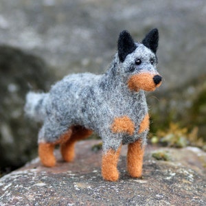 Dog Needle Felting Kit - Australian Cattle Dog