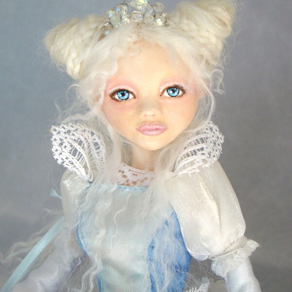 Jointed OOAK doll -The Ice princess by Marina - published on ADQ