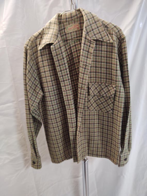 Vintage 40's/50's Wool jacket Yellow,green, brown 
