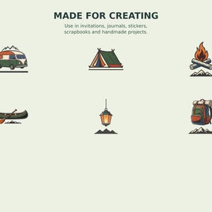 Trailhead Camp Badge Clipart preview 7