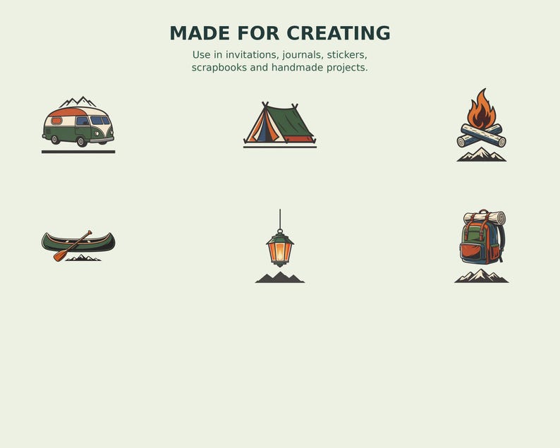 Trailhead Camp Badge Clipart preview 7