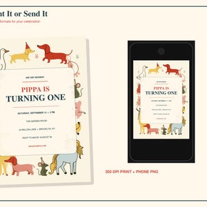 Little Parade personalized invitation preview 5