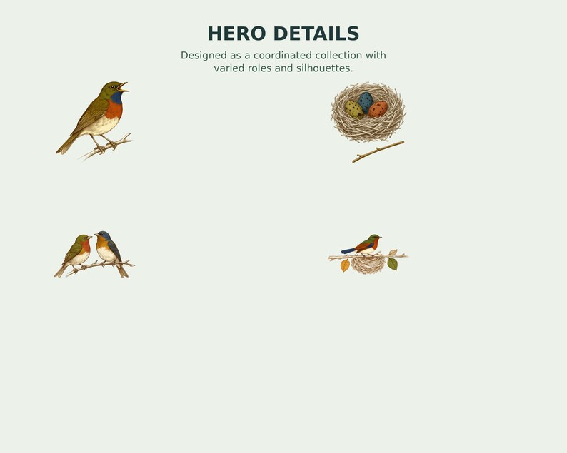 Backyard Songbird Naturalist Clipart preview 5